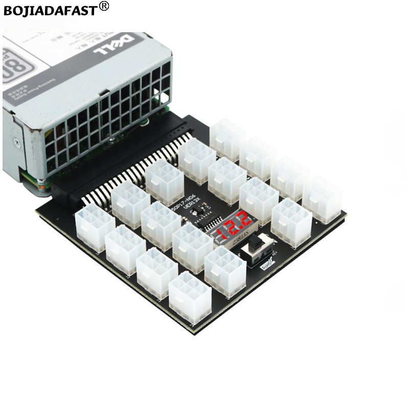 17 * PCI-E 6Pin Connector Brea - 2400W Server Psu Breakout Board review and price